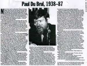 Paul DuBrul 1938-87
